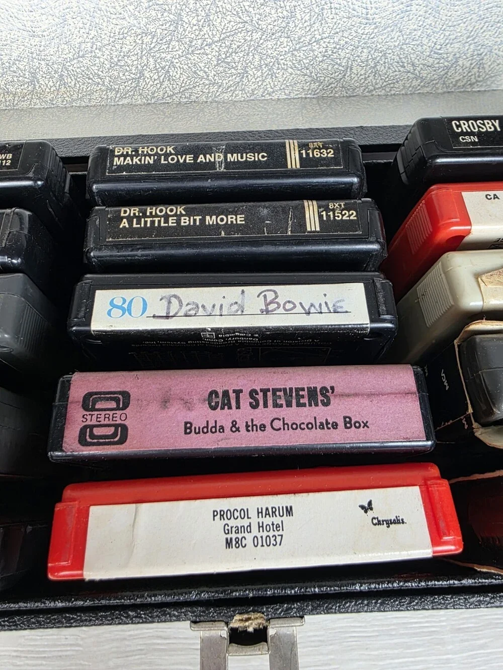 Vtg Ampak 15 8-Track Tape Case Classic Rock The Who CSN Uriah Heep Doobie SU3
